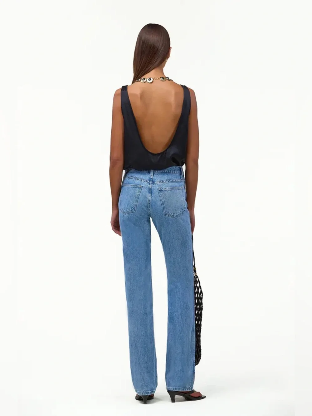Same THE PERFECT JEAN Button Fly Size 28 x 35 Long Retail 428.00 - Picture 3 of 16